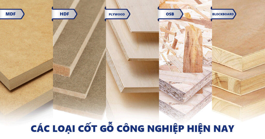 các loại cot go cong nghiep hien nay